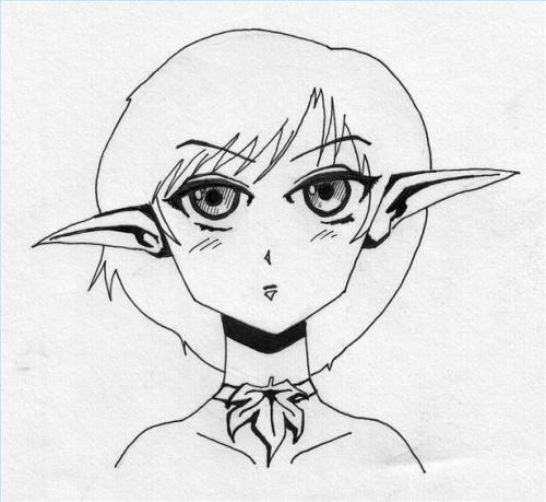 Come disegnare Anime elfi