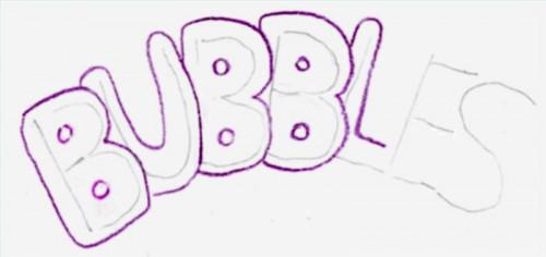 Come imparare a disegnare lettere bolla