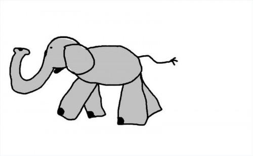 Come disegnare gli elefanti del fumetto
