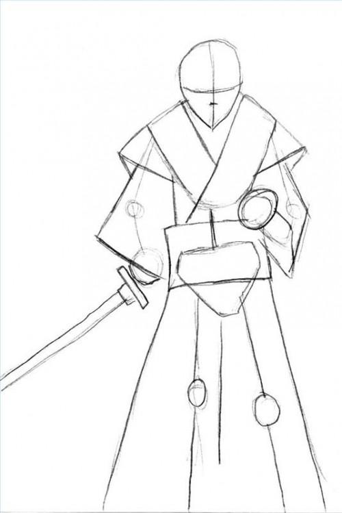 Come disegnare Manga Samurai