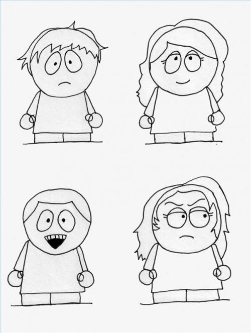 Come disegnare personaggi di South Park