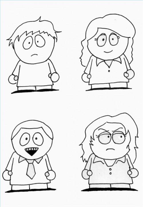 Come disegnare personaggi di South Park